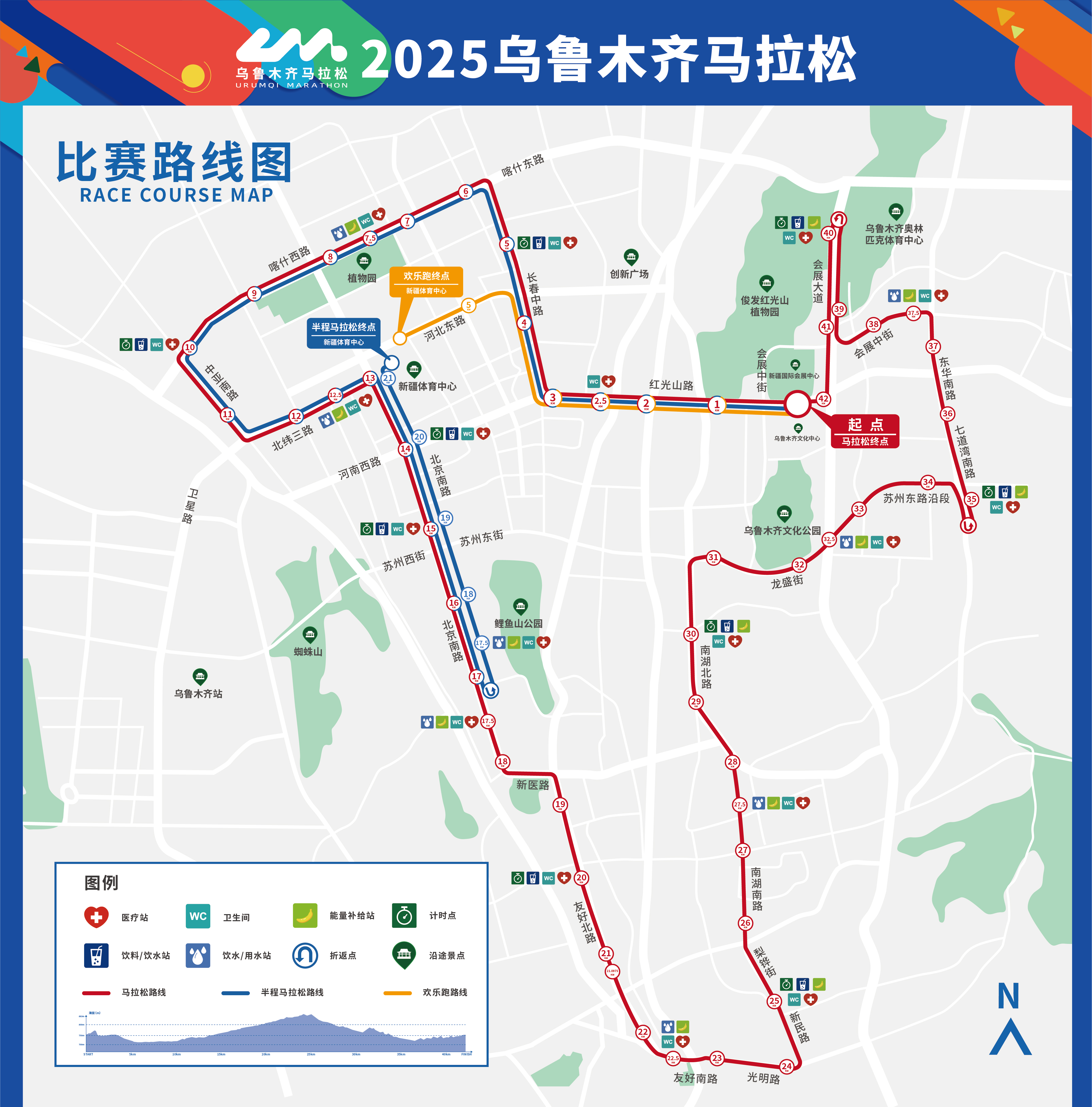 2025乌鲁木齐马拉松(赛事日历+人数+路线)（11）